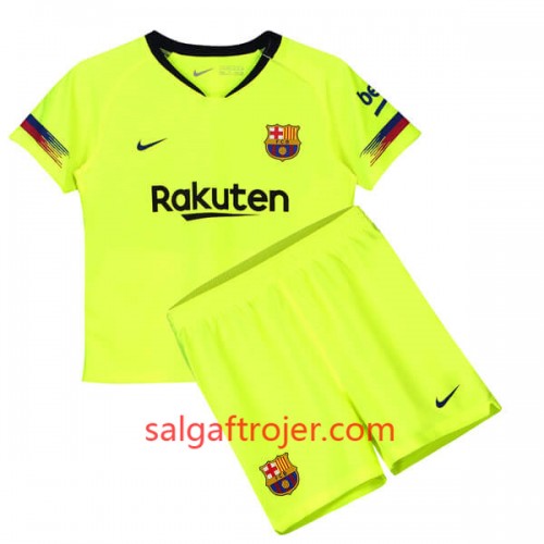 FC Barcelona Fodboldtrøjer Børn Udebanesæt 2018/19 Kort ærmer FC Barcelona Fodboldtrøjer Børn Udebanesæt 2018/19 Kort ærmer